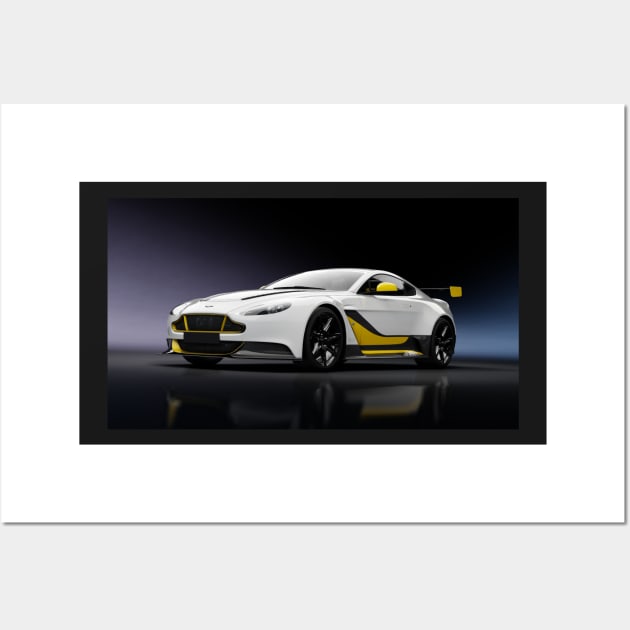 Aston Martin Vantage GT12 Wall Art by Z31Chris